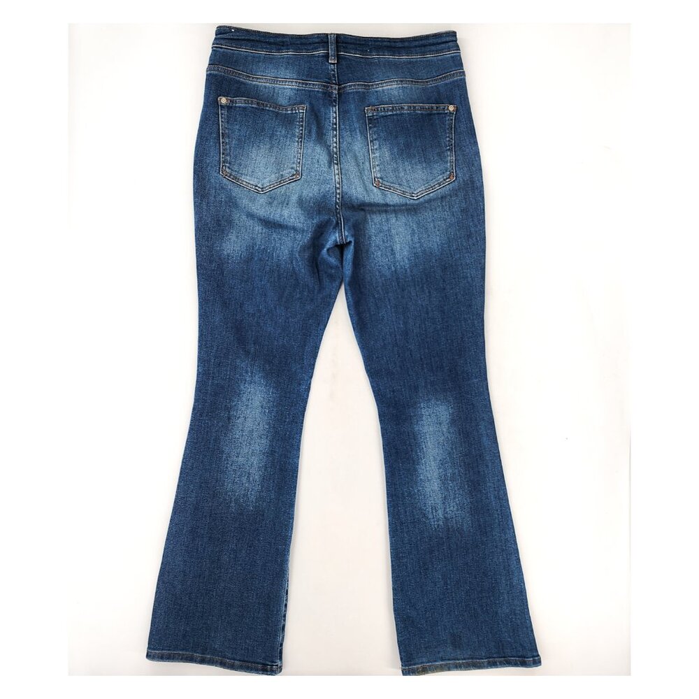 Pilcro Indigo Flare & Wide Leg Jeans - Picture 4 of 7